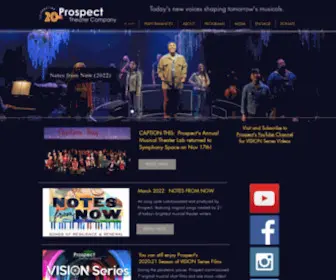 Prospecttheater.org(Prospect Theater Company) Screenshot