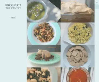 Prospectthepantry.com(Creativity in the kitchen and beyond) Screenshot