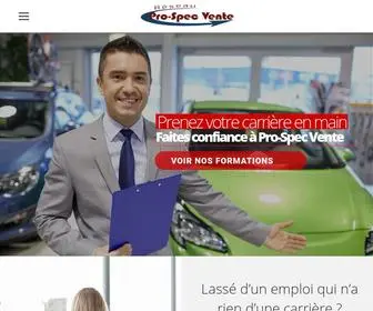 ProspecVente.com(Formation en vente automobile) Screenshot