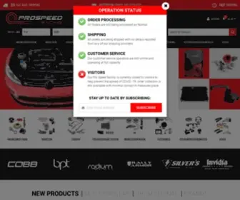 Prospeedracing.com.au(Aftermarket Car Parts) Screenshot