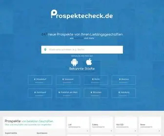 Prospektecheck.de(Prospekte, Angebote, Aktionen) Screenshot