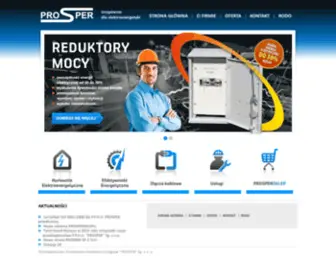 Prosper.com.pl(Przedsiębiorstwo elektroenergetyczne) Screenshot