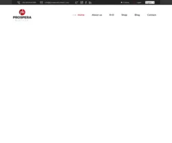 Prosperabiotech.com(PROSPERA biotech) Screenshot