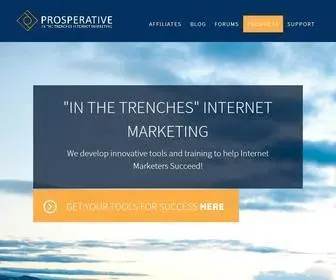 Prosperative.com("In the Trenches" Internet Marketing) Screenshot