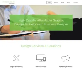 Prospercreativedesign.com(PROSPER Creative Design) Screenshot