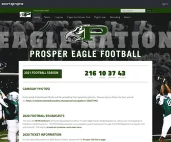 Prospereaglefootball.com(Sportsengine by nbc sports) Screenshot