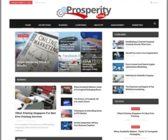 Prosperity-Link.com(Business Blog) Screenshot