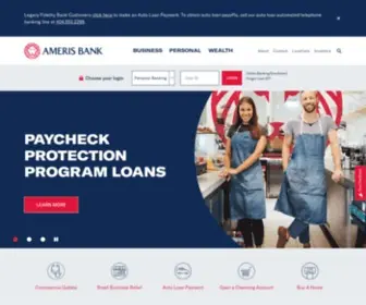 Prosperitybank.com(Ameris Bank) Screenshot