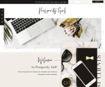 Prosperitygirl.com(Build Your Business) Screenshot