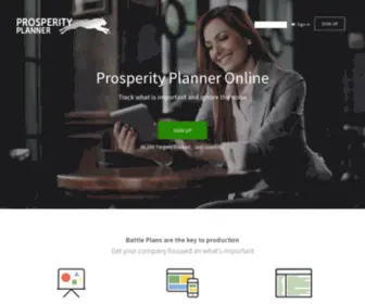 Prosperityplanner.net(Prosperity Planner Online) Screenshot
