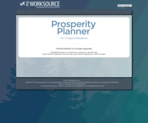 Prosperityplanner.org(Prosperity Planner) Screenshot