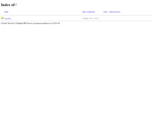 Prosperityresidence.co.id(Prosperityresidence) Screenshot