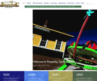 Prosperitysc.com(Prosperity, SC) Screenshot