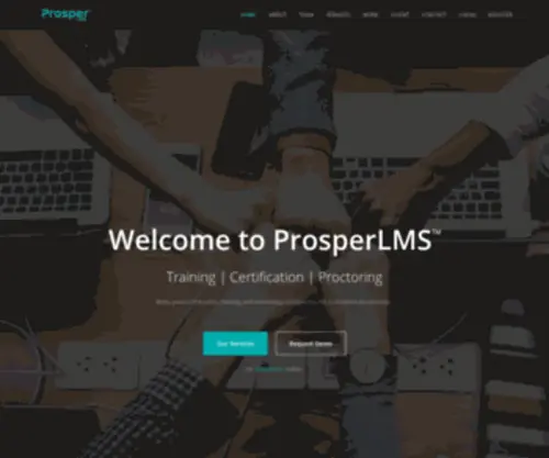 Prosperlms.com(Prosper LMS) Screenshot