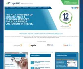 Prosperon.co.uk(IT Management Solutions) Screenshot