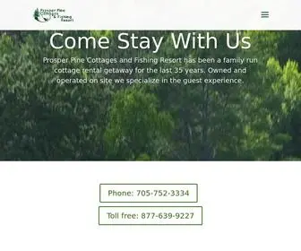 Prosperpinecottages.ca(Prosper Pine Cottage Rental) Screenshot