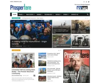 Prosperterelive.com(The Prospertere Magazine) Screenshot