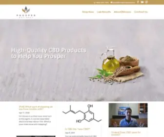 Prosperwellness.co(Colorado Grown CBD) Screenshot