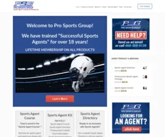 Prosportsgroup.com(Pro Sports Group Home) Screenshot