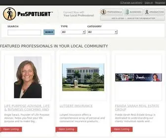 Prospotlight.com(Professional) Screenshot