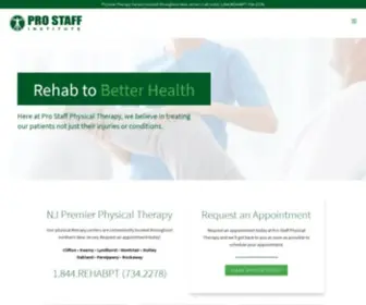 Prostaffpt.com(Pro Staff Physical Therapy) Screenshot