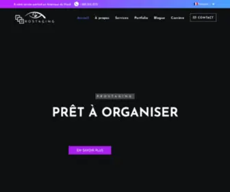 Prostaging.com(Les professionnels de l'audiovisuel) Screenshot