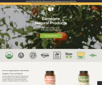 Prostatecomplete.com(Complete Natural Products) Screenshot