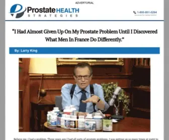 Prostatehealthstrategies.com(SmartHealth Strategies) Screenshot