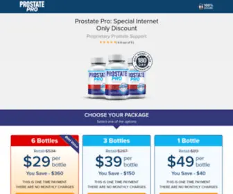 Prostateprohealth.com(Prostate Pro) Screenshot