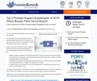 Prostateremedyreviews.org(Prostate Support Supplementss) Screenshot