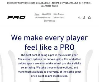 Prostockhockeysticks.com(Pro Stock Hockey Sticks) Screenshot