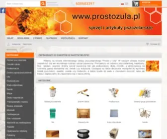 Prostozula.pl(Sklep pszczelarski) Screenshot