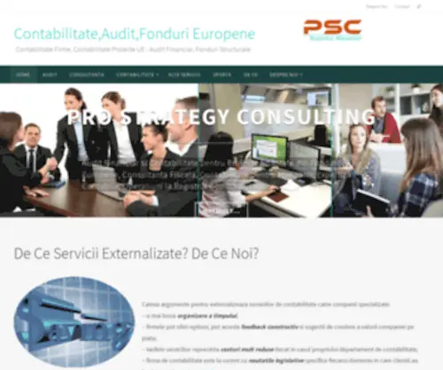 Prostrategy.ro(Contabilitate,Audit,Fonduri Europene) Screenshot