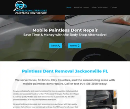 Prostratspdr.com(Paintless Dent Removal Jacksonville FL) Screenshot