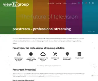 Prostream.co.uk(Prostream) Screenshot