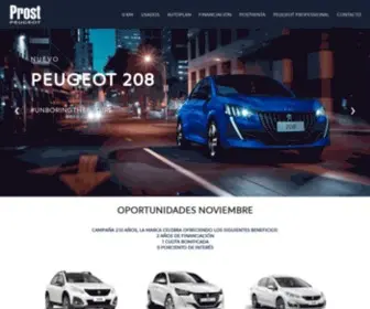 Prostsa.com.ar(Prost Peugeot) Screenshot