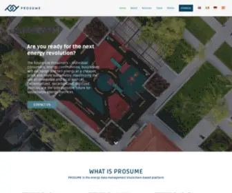 Prosume.io(Decentralizing Power) Screenshot