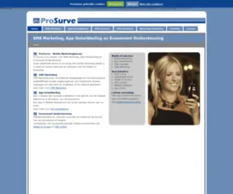 Prosurve.nl(SMS Marketing) Screenshot