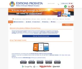 Prosveta.fr(Editions Prosveta France) Screenshot