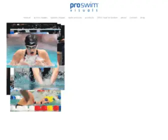 Proswimvisuals.com(ProSwim Visuals) Screenshot