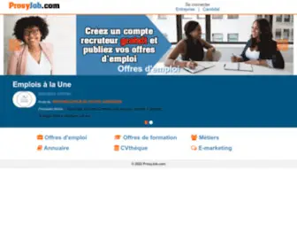 Prosyjob.com(Recrutement en ligne au Cameroun) Screenshot