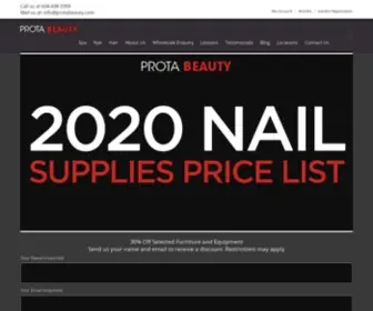 Protabeauty.com(Wholesale Beauty Supply Vancouver) Screenshot