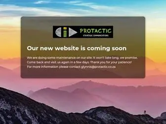Protactic.co.za(Protactic Strategic Communications) Screenshot