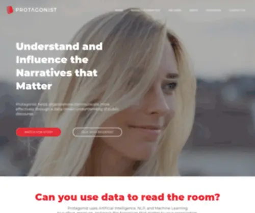 Protagonist-IO.com(Understand and influence your buyer's beliefs) Screenshot