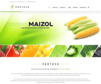 Protasa.mx(Productora Europea Agropecuaria S.A) Screenshot