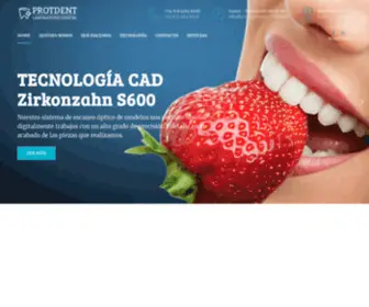 Protdent.com.ar(Laboratorio Dental) Screenshot