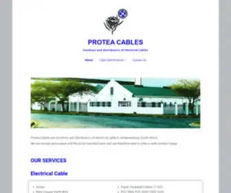 Proteacables.co.za(Protea Cables) Screenshot