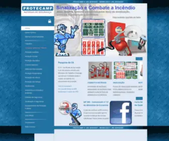 Protecamp.com.br(Materiais de Segurança Ltda) Screenshot