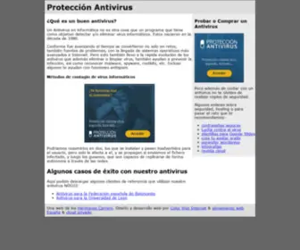 Proteccionantivirus.es(Protección Antivirus) Screenshot