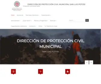 Proteccioncivilsanluis.gob.mx(Inicio) Screenshot